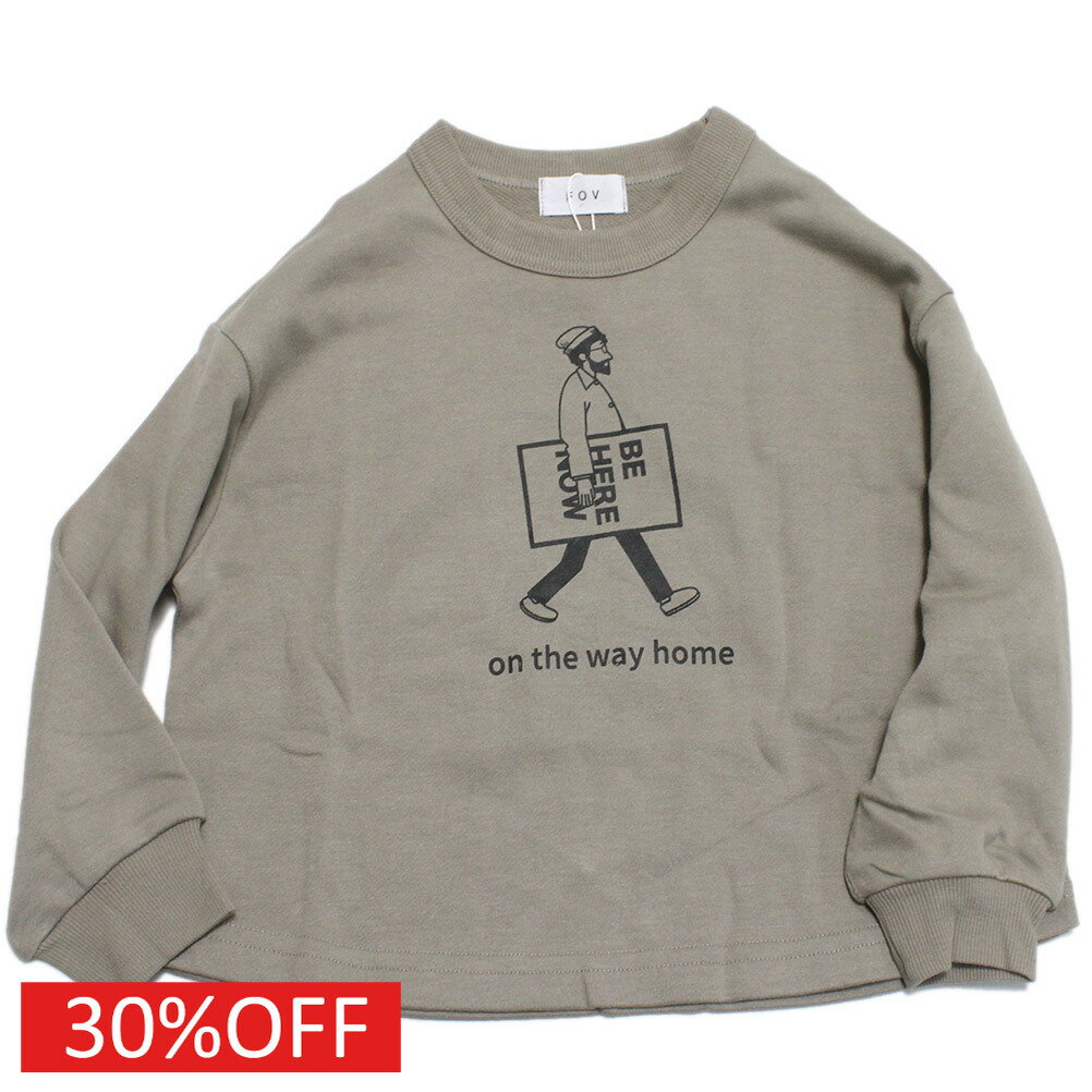 “フォブ”のwayhouse トレーナー・速乾性のあるポリエステル混の裏毛素材・線画のイラストをプリントした着回しやすいデザイン・裾はリブなしなのでロンT感覚で着ていただけます・身幅に程よくゆとりを持たせたワイドシルエット【ご注意】素材の特性上、小さな糸の飛び込みやスレなどが見られる場合があります。着用には問題ございませんので、商品の味としてご理解くださいます様、お願い申し上げます。本体　ポリエステル65%　綿35%リブ部分　ポリエステル63%　綿34%　ポリウレタン3%エクリュ(EC)ブラック(BK)メーカー希望小売価格はメーカーカタログに基づいて掲載しています関連キーワード:子供服 キッズ 男の子 女の子 ガールズ ボーイズ 女子 男子 ジュニア jr ユニセックス グレージュ(GU) M(110-120)cm L(130-140)cm XL(150-160)cm fov615710トップ&nbsp;>&nbsp;セール&nbsp;>&nbsp;ブランド一覧&nbsp;>&nbsp;ハ&nbsp;>&nbsp;フォブ(FOV)トップ&nbsp;>&nbsp;ブランド一覧&nbsp;>&nbsp;ハ&nbsp;>&nbsp;フォブ(FOV)トップ&nbsp;>&nbsp;アイテム一覧&nbsp;>&nbsp;トップス&nbsp;>&nbsp;トレーナートップ&nbsp;>&nbsp;セール&nbsp;>&nbsp;アイテム一覧&nbsp;>&nbsp;トップス&nbsp;>&nbsp;トレーナートップ&nbsp;>&nbsp;ボーイズ・ユニセックス&nbsp;>&nbsp;トップス&nbsp;>&nbsp;トレーナーサイズ(cm)身幅肩幅着丈袖丈S(90-100)39.037.039.027.0M(110-120)44.042.046.035.0L(130-140)48.046.052.043.0XL(150-160)53.051.060.051.0採寸結果は全てセンチ表記です。商品により多少の誤差がございます。目安とお考え下さい。※BCはバックセンター（首から裾までの後中心）です。※SNPはサイドネックポイント（肩から裾までの直線で計測した長さ）です。生地の透け感なしあり生地の厚み薄手普通厚手生地の伸縮性なしややありありa244a246a249a252a366a