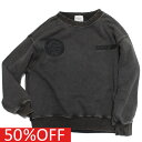 【子供服/グルーヴィーカラーズ/groovy colors/ジュニア/男の子】 セール 【50%OFF】 ウラケ OVERDYE スウェット 2BK黒