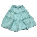 【ニードルワークス/ジュニア服/NEEDLEWORKS】 【NeWo】ティアードスカート ブルー