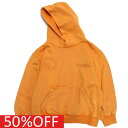 【子供服/グルーヴィーカラーズ/groovy colors/ジュニア/男の子】 セール 【50%OFF】 ウラケ OVERDYE パーカー 15ORオレンジ