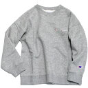 【CHAMPION/KIDS/チャンピオン/キッズ/子ども服】 CREW NECK ルーズスウェット オックスフォードグレー(70)