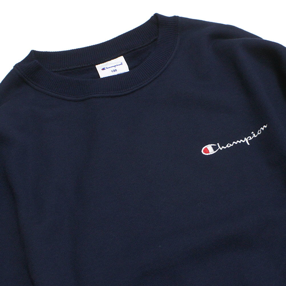 【CHAMPION/KIDS/チャンピオン/キッズ/子ども服】 セール 【50%OFF】 CREW NECK ルーズスウェット ネイビー(370)