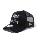 【NEWERA メンズ キャップ 帽子 ニューエラ】 あす楽 【GOLF】 9FORTYAFTR GOLF IS MY LIFE CAP ブラック