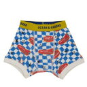 【ocean&ground/オーシャンアンドグラウンド/子供服/ベビー/キッズ/ジュニア】 ボクサーパンツGraffitiChecker ブルー(BL)