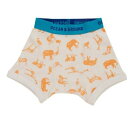 【ocean&ground/オーシャンアンドグラウンド/子供服/ベビー/キッズ/ジュニア】 ボクサーパンツAnimalStamp オフホワイト(OW)