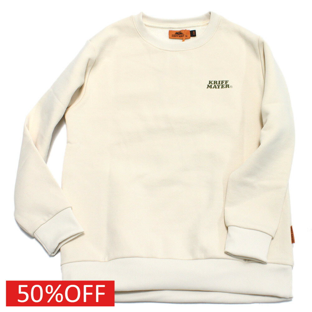 樂天商城 - 【KRIFF MAYER/KRIFFMAYER KIDS/クリフメイヤー/ジュニア/キッズ/クリフメイヤーキッズ】 セール 【50%OFF】 裏起毛クルー(クリフラビット) ナチュラル(9)