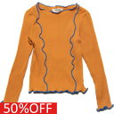 【ニードルワークス/ジュニア服/NEEDLEWORKS】 セール 【50%OFF】 【NeWo】メロウ長袖Tシャツ マスタード