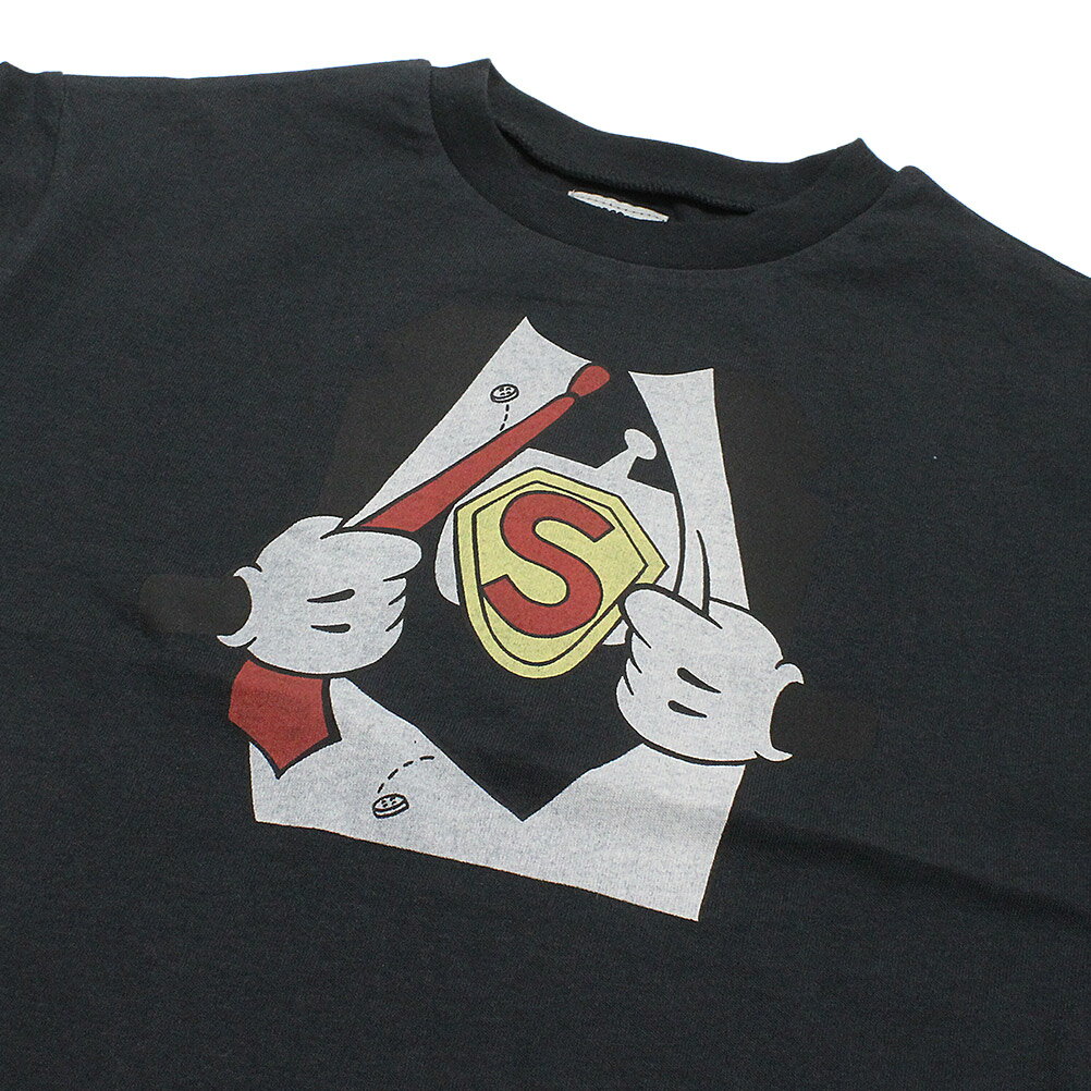 【ocean＆ground/オーシャンアンドグラウンド/子供服/ベビー/キッズ/ジュニア】 セール 【40%OFF】 トロンプルイユプリントTシャツ ブラック(BK)