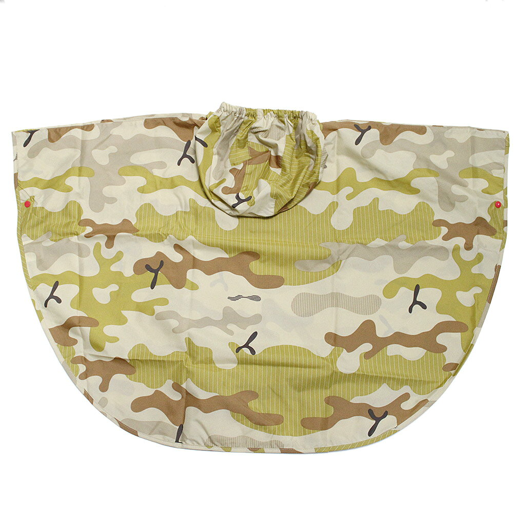 【サンキューニプリュスエム　子供服　キッズ　傘】 レインコート camouflage kids...