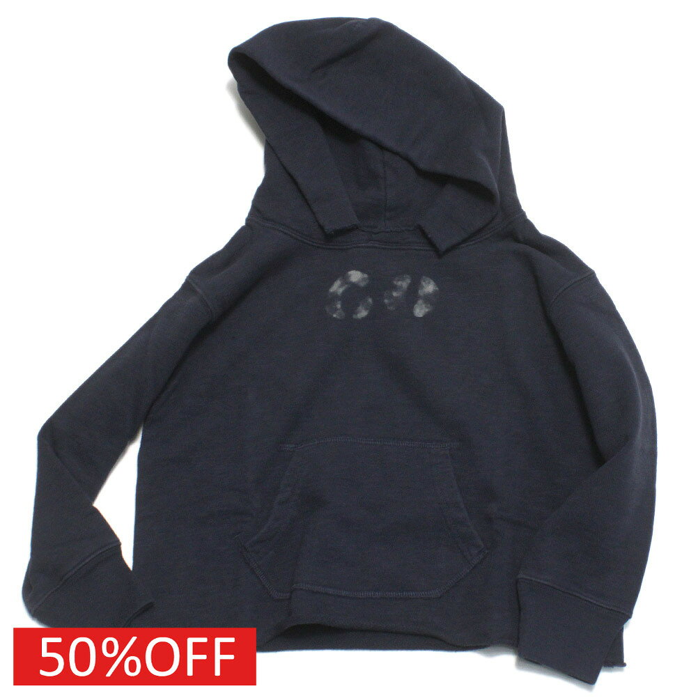【ゴートゥーハリウッド GO TO HOLLYWOOD/子供服/親子】 セール 【50%OFF】 ウラケ GO パーカー 4NV紺