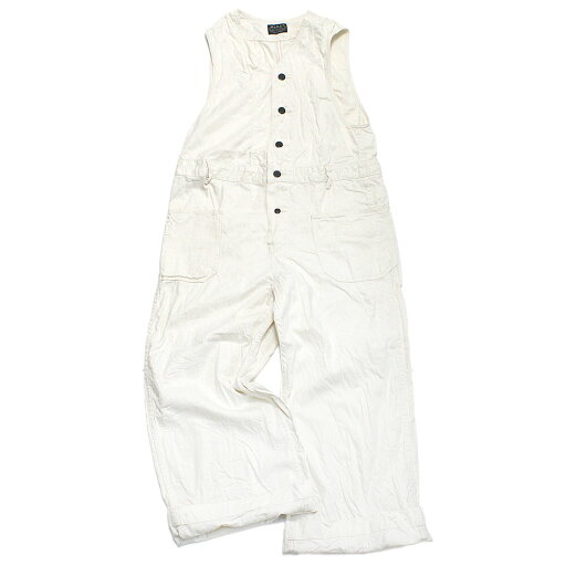 【MARET/マレ/レディース/メンズ/ユニセックス/大人服/オリジナル 】 ライトオンスデニムNAVYジャンプスーツ アイボリー 【MARET/マレ/レディース/メンズ/ユニセックス/大人服/オリジナル 】 ライトオンスデニムNAVYジャンプスーツ アイボリー