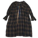 【MARET/マレ/レディース/メンズ/ユニセックス/大人服/オリジナル 】 オンブレービンテージワンピース ブラウン(7)