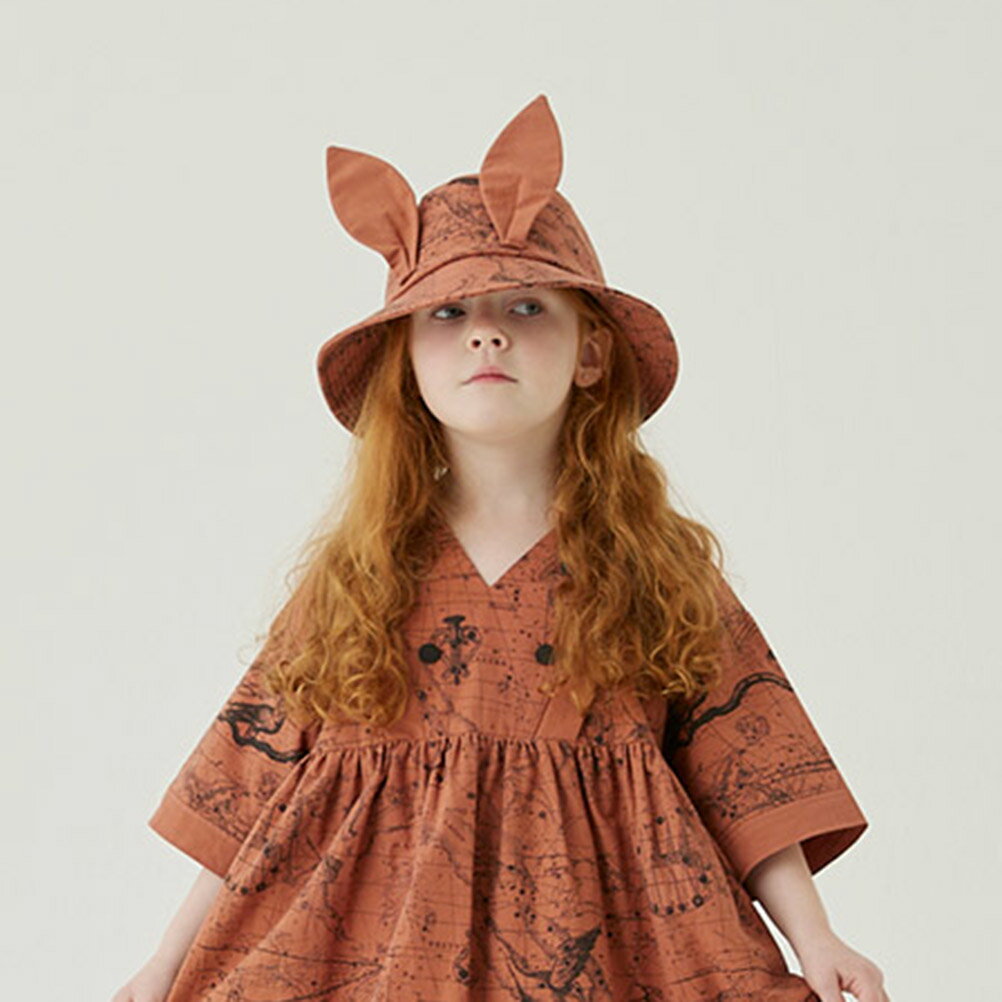 【エルフィンフォルク eLfinFolk 子供服】 セール 【50%OFF】 Noctua Beast バケットハット レッド 2