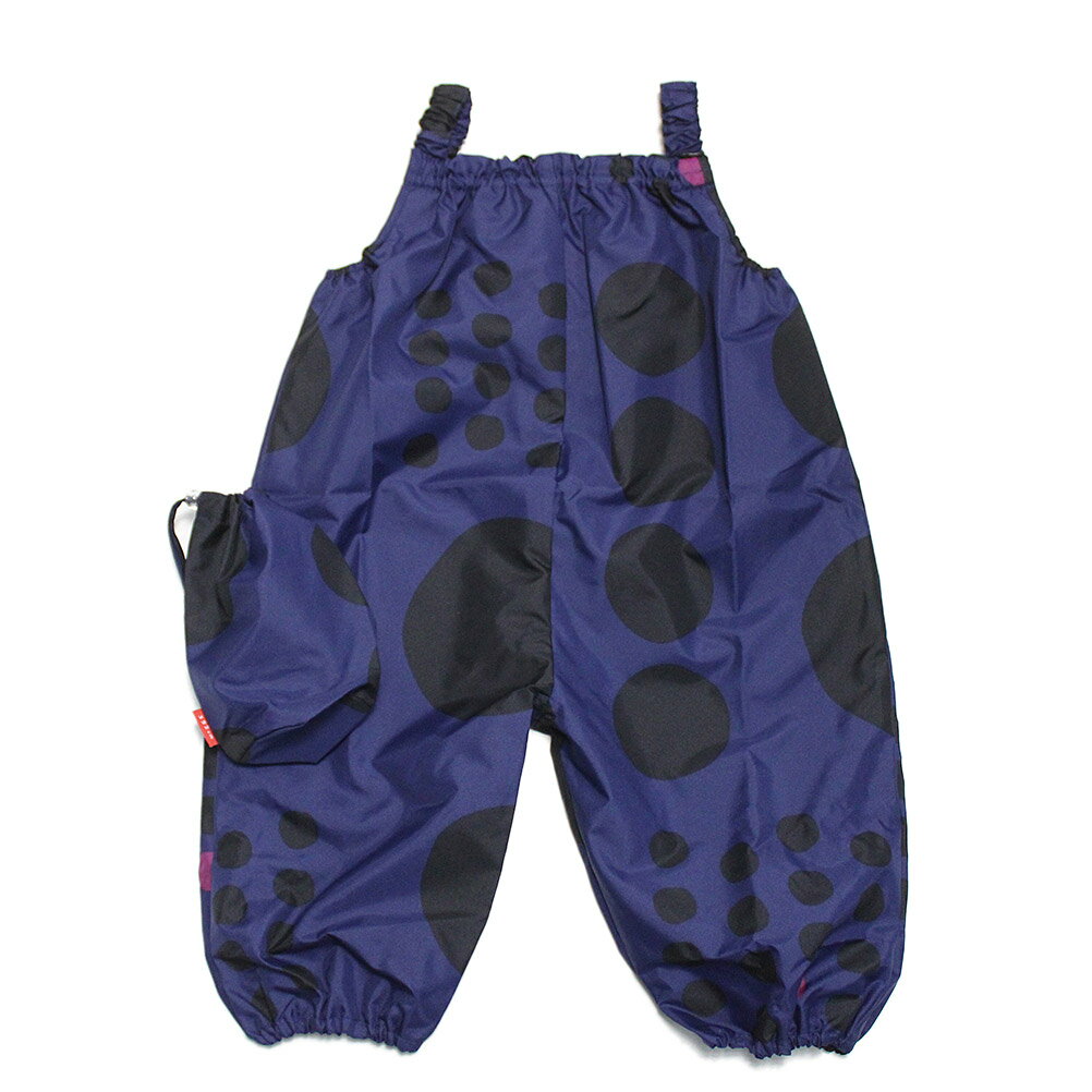 【サンキューニプリュスエム 子供服 キッズ 傘】 子供 ベビー プレイウエア maru ジャンプスーツ (お砂場着/ネイビー) ネイビー
