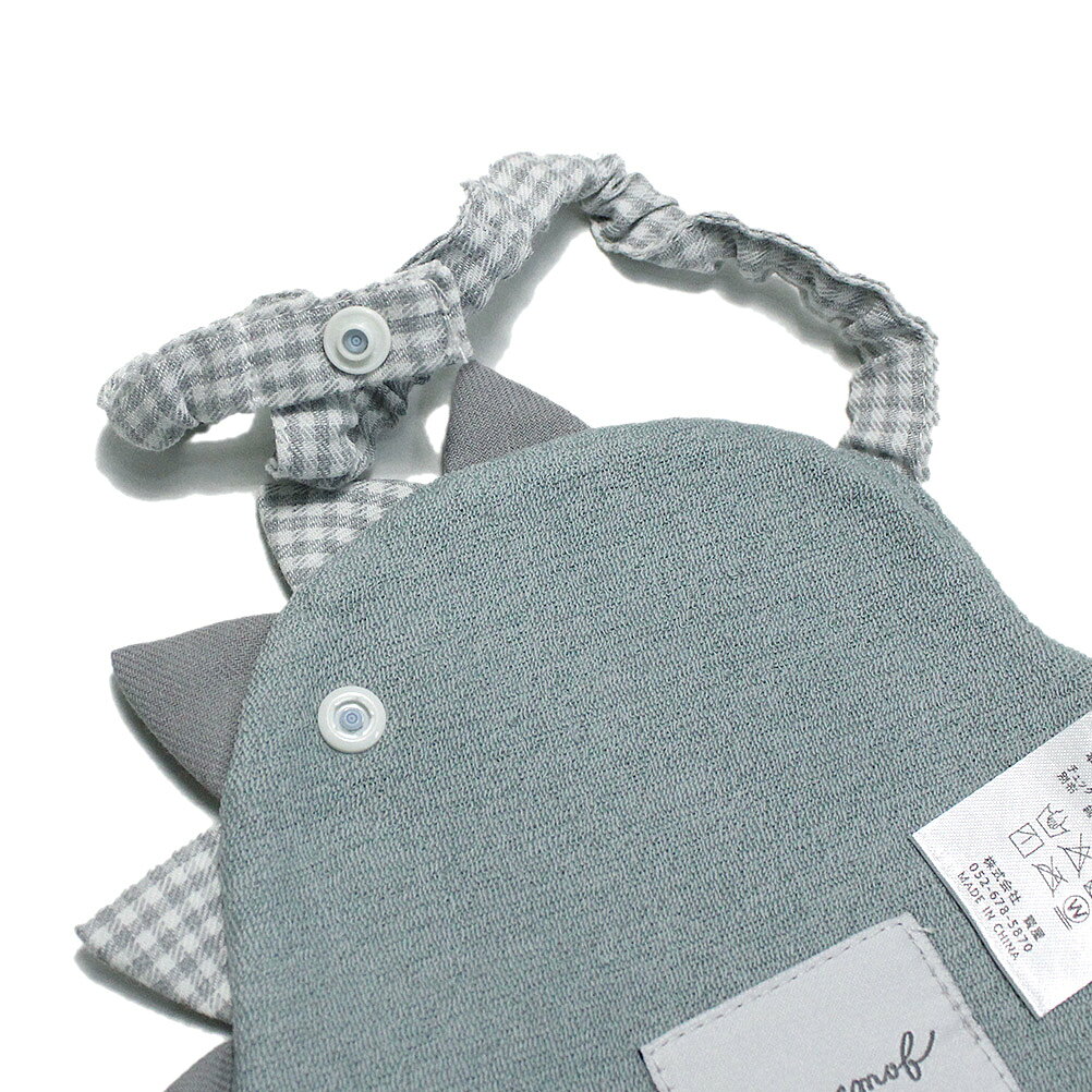 子供服ミリバールの【mocmof/モクモフ/ベビー/出産祝い】 セール 【50%OFF】 どうぶつスタイセット ブルー(BL)｜アングル3