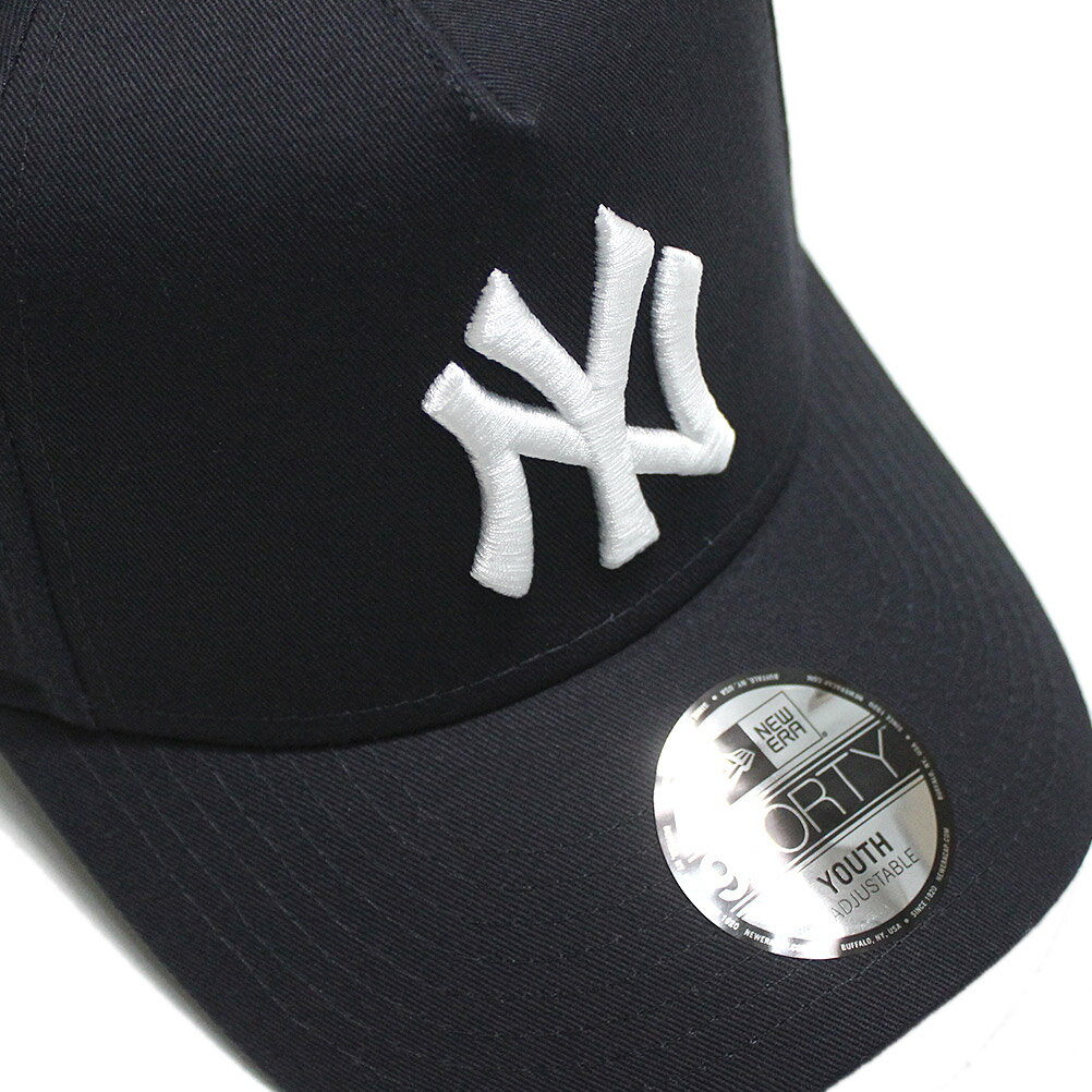 【NEWERA/キッズ/帽子/ニューエラ】 YOUTH 9FORTYAF NEYYAN SIDE PATCH CAP ネイビー