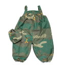 【サンキューニプリュスエム 392plusm 子供服】 あす楽 camouflage ジャンプスーツ グリーン