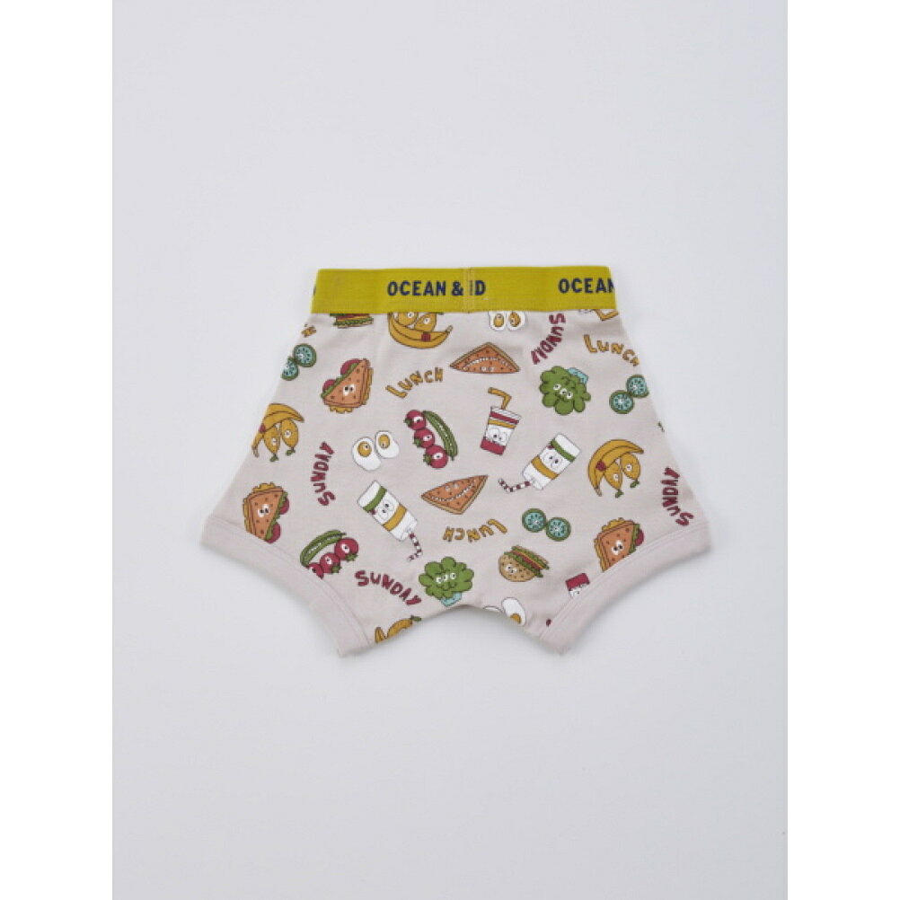 子供服ミリバールの【ocean＆ground/オーシャンアンドグラウンド/子供服/ベビー/キッズ/ジュニア】 Foodボクサーパンツ グレージュ(GE)｜アングル2
