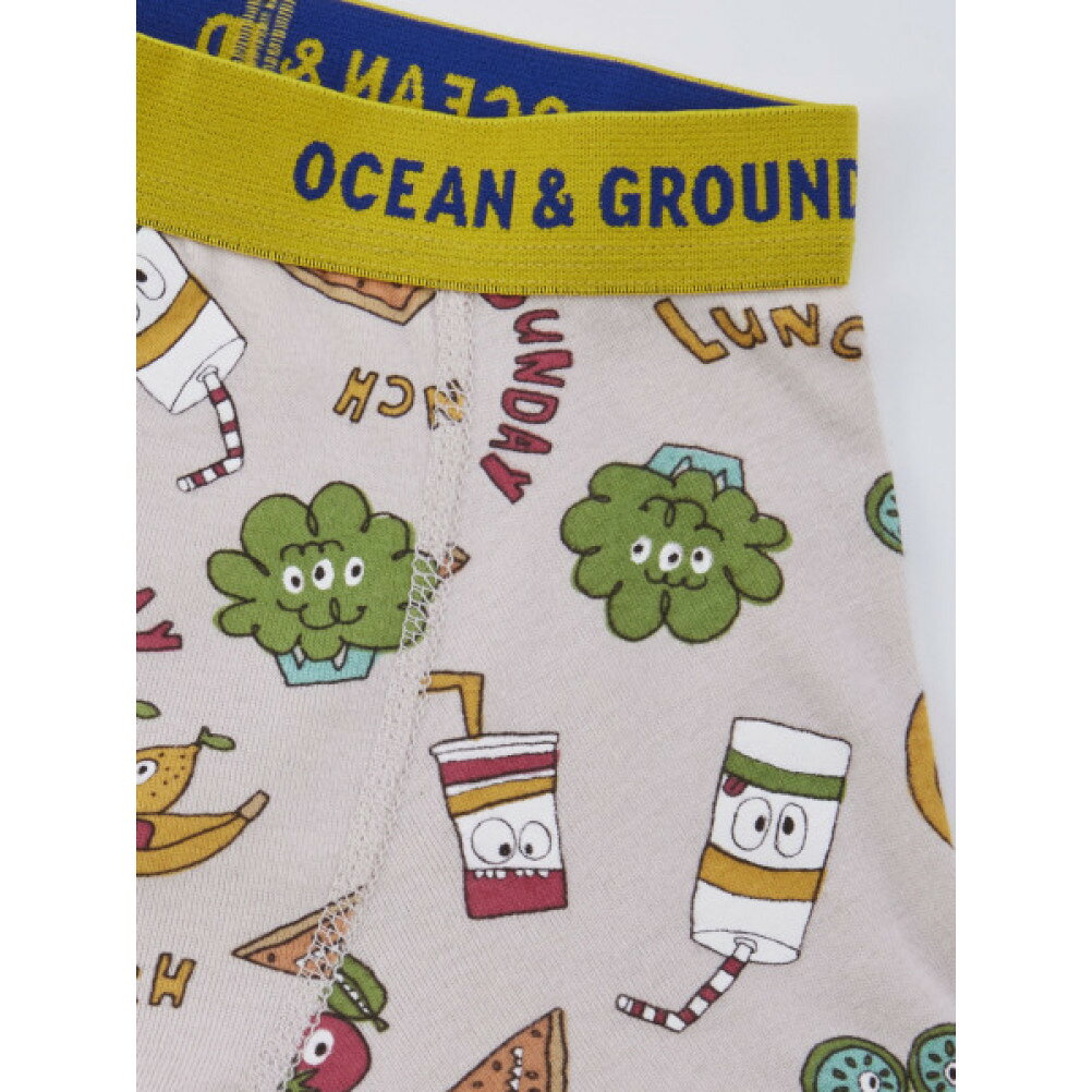 子供服ミリバールの【ocean＆ground/オーシャンアンドグラウンド/子供服/ベビー/キッズ/ジュニア】 Foodボクサーパンツ グレージュ(GE)｜アングル3