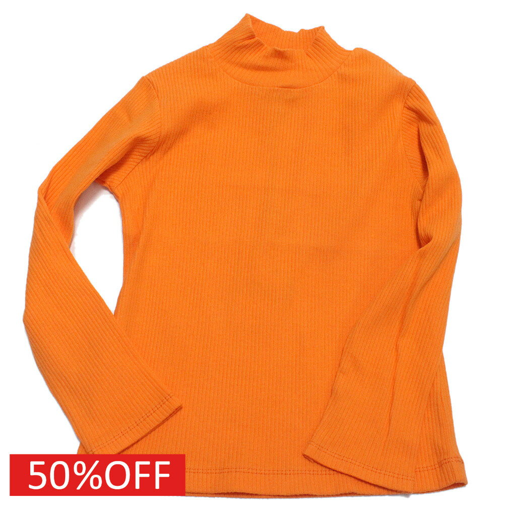 Other - 【ocean＆ground/オーシャンアンドグラウンド/子供服/ベビー/キッズ/ジュニア】 セール 【50%OFF】 タートルネックリブTシャツ オレンジ(OR)