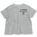 【子供服/デニムダンガリー/DENIM DUNGAREE/親子/デニム&ダンガリー/DD】 テンジク PENNIE CHANGE Tシャツ 23LGRライトグレ...
