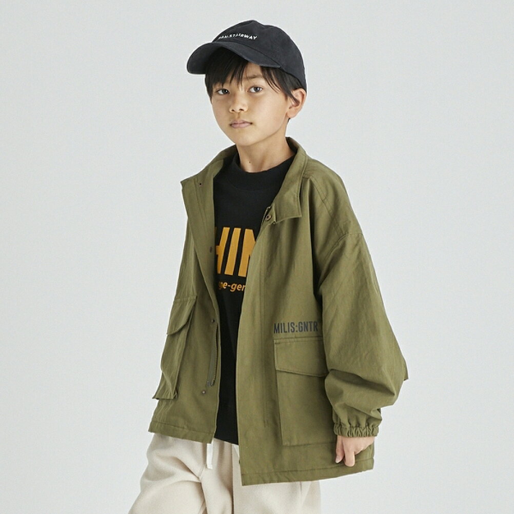 【ジェネレーター/子供服/GENERATOR/ジュニア/アウトレット/セール/OUTLET/SALE 】 セール 【70%OFF】 MILIS M-65 ショートJK カーキ(KH) millibar-10535415 子供服ミリバール サンプル画像2