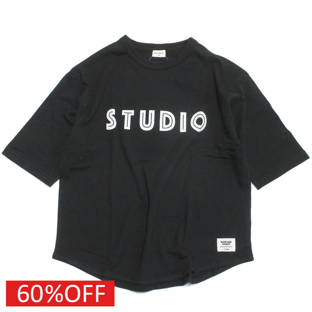 樂天商城 - 【JEANS.B/ジーンズベー】 セール 【60%OFF】 STUDIO Tシャツ ブラック(BK)