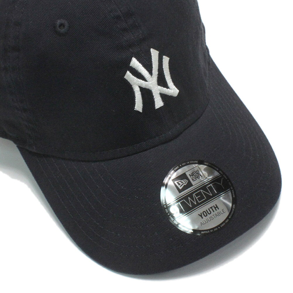 【NEWERA/キッズ/帽子/ニューエラ】 あす楽 YOUTH 9TWENTY NEYYAN MID LOGO CAP ネイビー 3