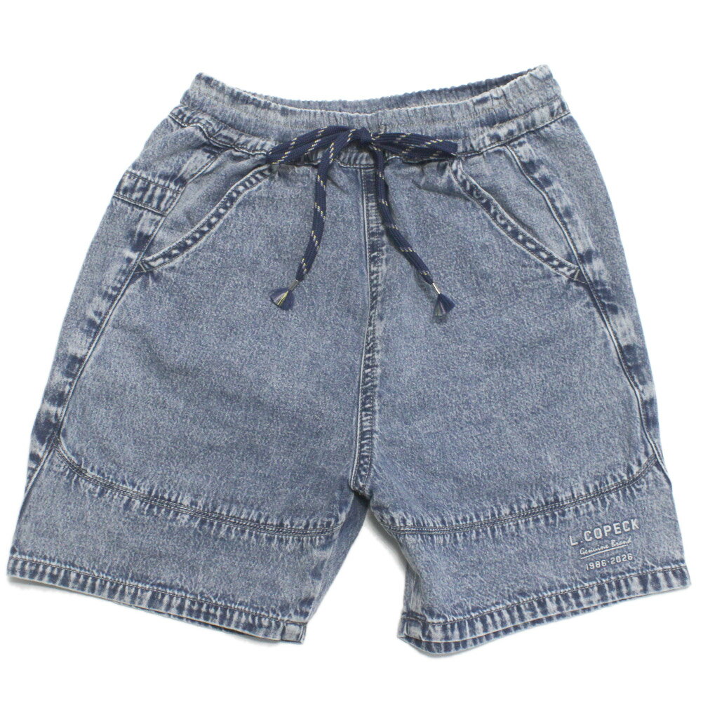 Denim - 【L.COPECK/キッズ/ジュニア子ども服/エルコペック/170cm】 ライトデニムショーツ ブリーチ(10)
