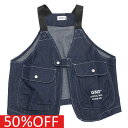 【ジェネレーター/子供服/GENERATOR/ジュニア 】 セール 【50%OFF】 デニムキャンプベスト ネイビー(NV)