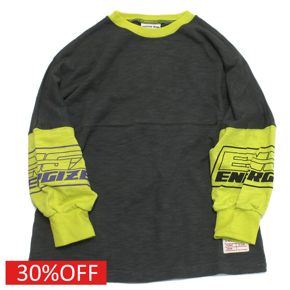 【オフィシャルチーム OFFICIALTEAM】 セール 【30%OFF】 スラブ天竺ドルマンワイドTシャツ チャコールグレー