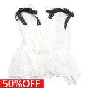 【ユニカ/UNICA/子供服/キッズ/女の子】 セール 【50%OFF】 ショルダーリボンビスチェ ホワイト(1)