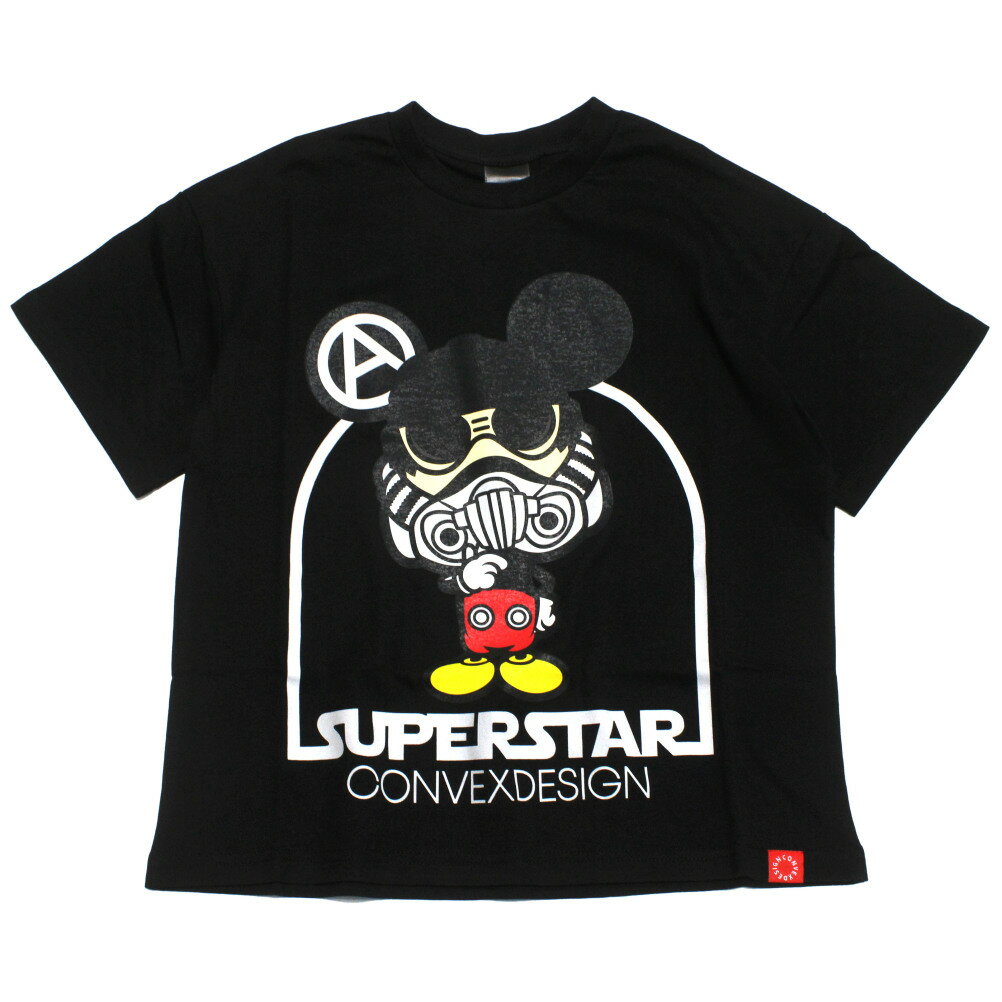 樂天商城 - 【コンベックス/CONVEX/子供服/ジュニア/キッズ】 SPACEマウス/ワイドTシャツ クロ(5)