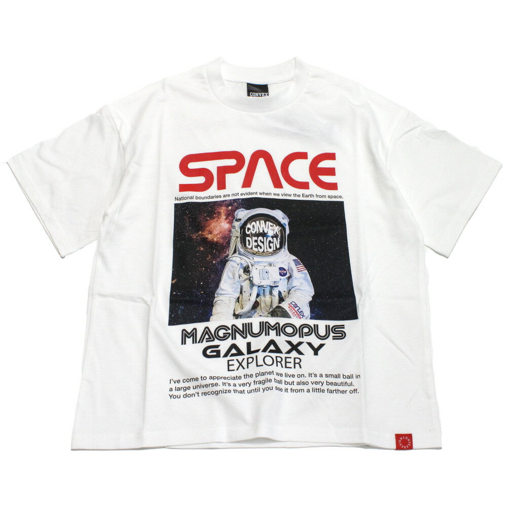 Rakuten - 【コンベックス/CONVEX/子供服/ジュニア/キッズ】 SPACEギャラクシー/ワイドTシャツ オフ(3)