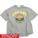 【FOV/フォブ/こども服/キッズ/親子/カジュアル】 セール 【70%OFF】 【FOVBOB】Burger Tシャツ グレー(GY)