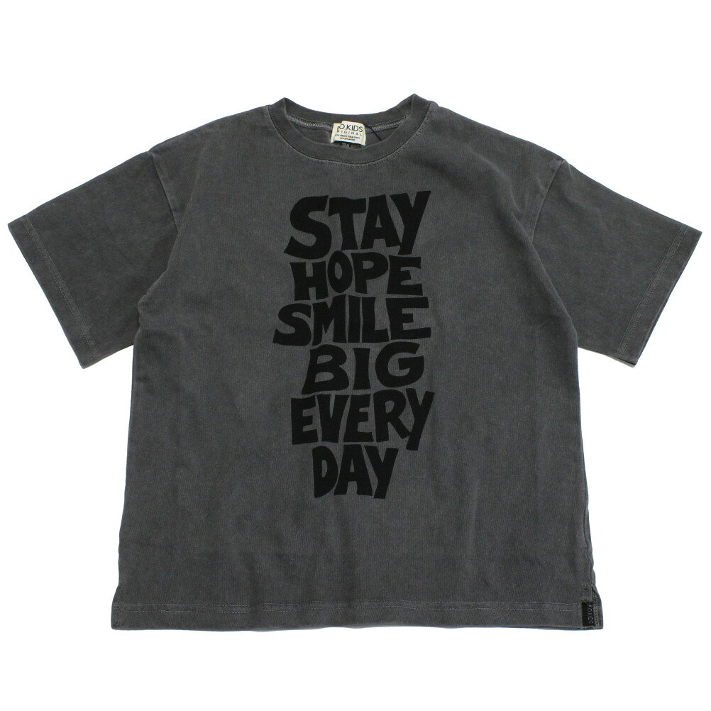 ガーメントダイTシャツチャコール
