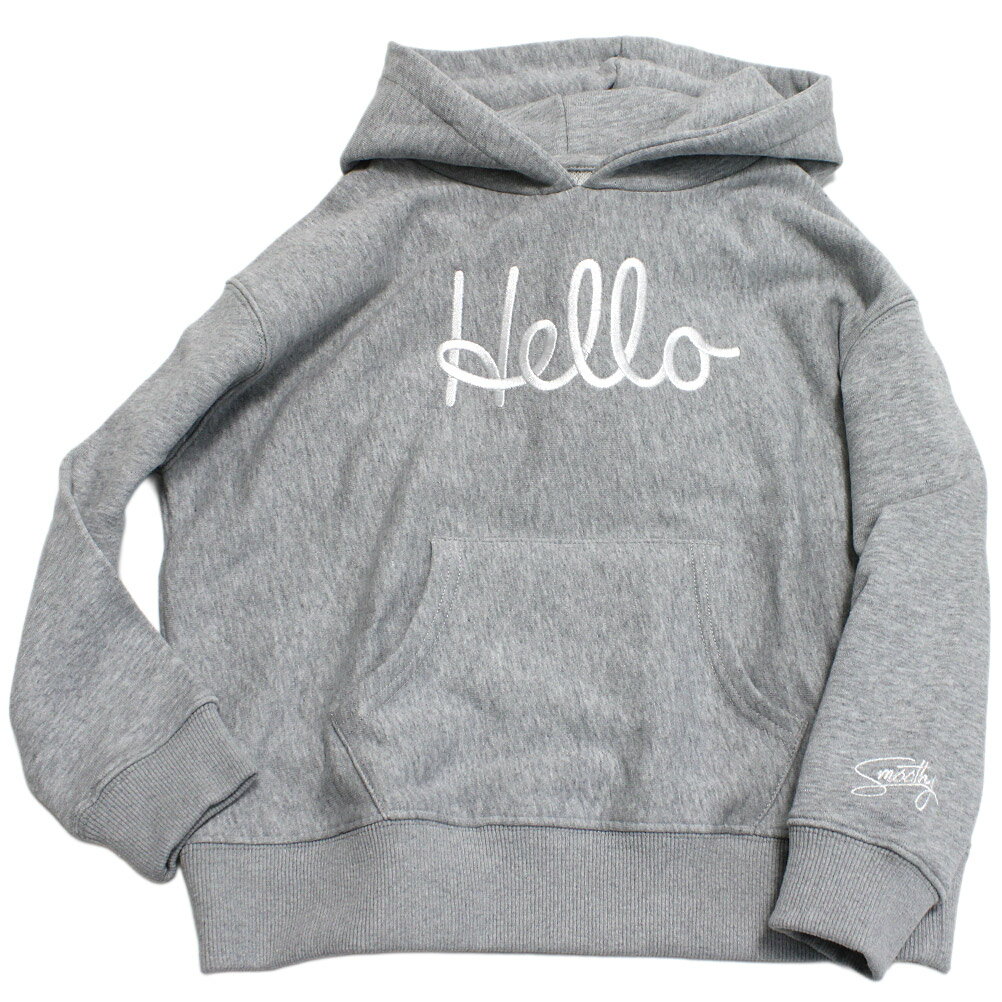 【スムージー/SMOOTHY/ジュニア/子供服/キッズ】 HELLOWパーカー H.グレー