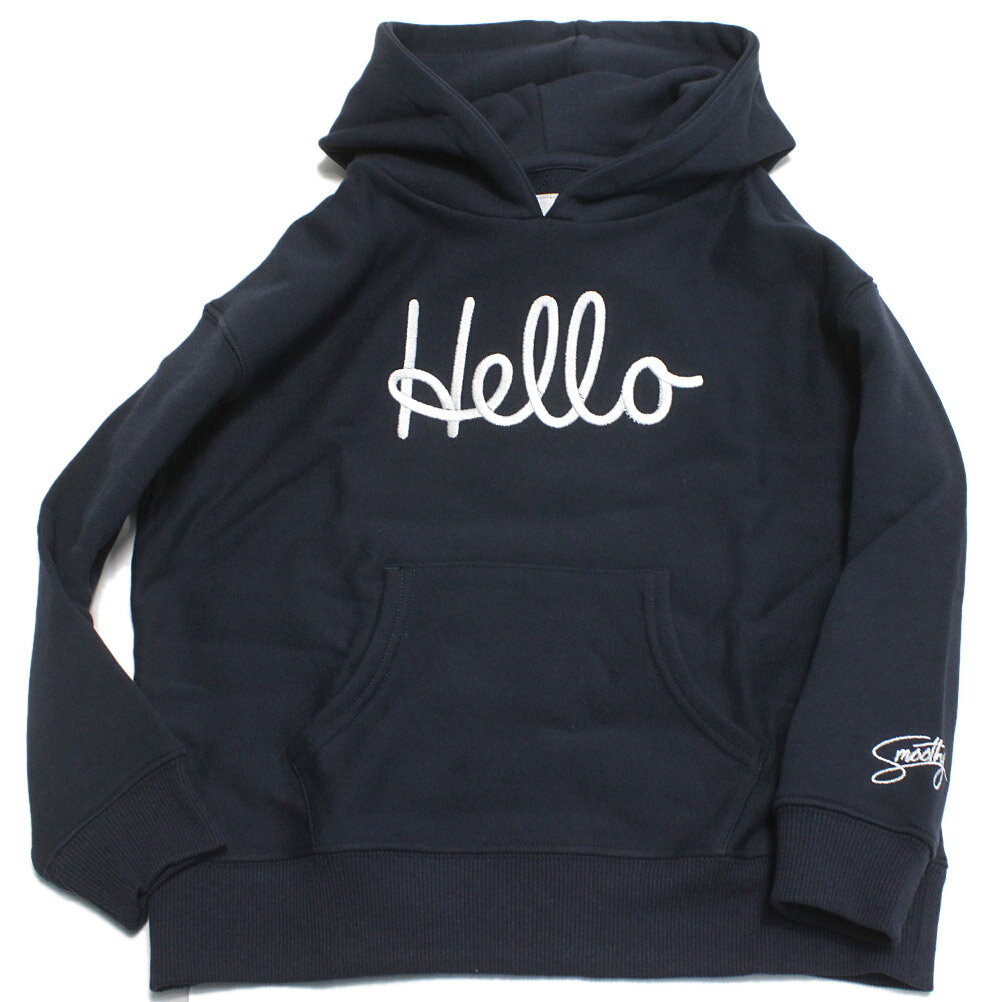 【スムージー/SMOOTHY/ジュニア/子供服/キッズ】 HELLOWパーカー ネイビー