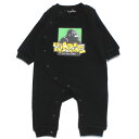 【エクストララージキッズ/エックスラージ/子供服/XLARGE KIDS】 あす楽 ボックスゴリラカバーオール クロ(80)