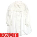 【ゴートゥーハリウッド GO TO HOLLYWOOD/子供服/親子】 セール 【70%OFF】 60ローン フリップ ガーデン シャツ 1W白
