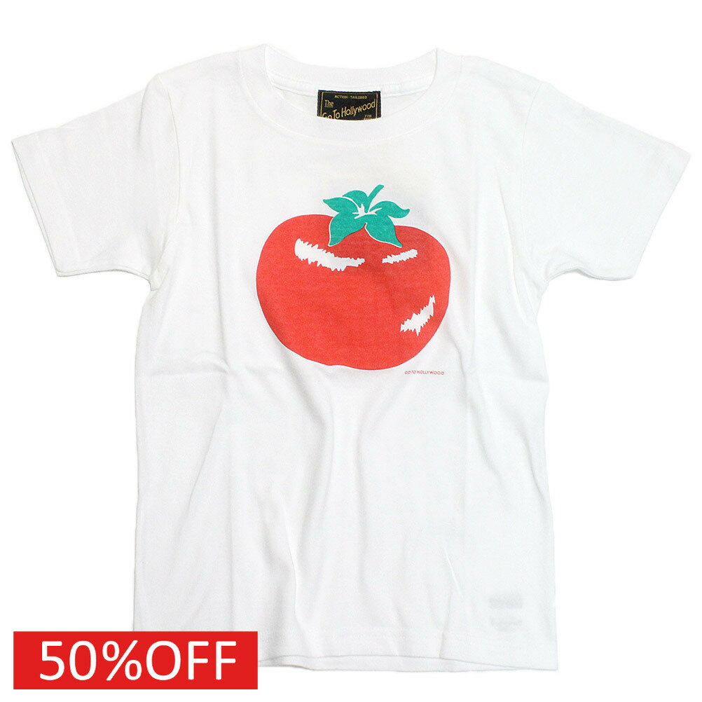 樂天商城 - 【ゴートゥーハリウッド GO TO HOLLYWOOD/子供服/親子】 セール 【50%OFF】 テンジク アイトリンゴ TEE 1W白