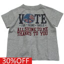 【子供服/デニムダンガリー/DENIM DUNGAREE/親子/デニム&ダンガリー/DD】 セール 【30%OFF】 テンジク VOTE TEE 3GRグレー