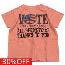 【子供服/デニムダンガリー/DENIM DUNGAREE/親子/デニム&ダンガリー/DD】 セール 【30%OFF】 テンジク VOTE TEE 15ORオレン...