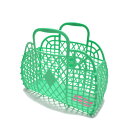 【子供服/SunJellies/サンジュエルズ/サンジェリーズ/キッズ/ジュニア/ママ/親子】 レトロバスケット SMALL GREEN グリーン(106)