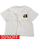 【ocean&ground/オーシャンアンドグラウンド/子供服/ベビー/キッズ/ジュニア】 セール 【50%OFF】 プレイフルロゴモチーフTシャツ キナリ(K...