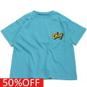 【ocean&ground/オーシャンアンドグラウンド/子供服/ベビー/キッズ/ジュニア】 セール 【50%OFF】 プレイフルロゴモチーフTシャツ ターコイズ...