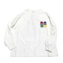 【子供服/グルーヴィーカラーズ/groovy colors/ジュニア/男の子】 テンジク GROOVY BURGERS L/S TEE 1W白