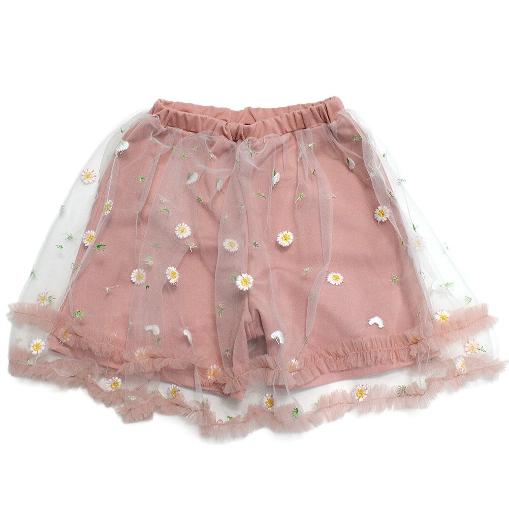 Rakuten - 【la poche biscuit】【子供服】【ラ ポシェ ビスキュイ】【子ども服】 チュールスカート ピンク(PK)