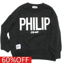 【ジェネレーター/子供服/GENERATOR/ジュニア 】 セール 【60%OFF】 PHILIP トレーナー【LIMITED EDITION】 ブラック(BK...