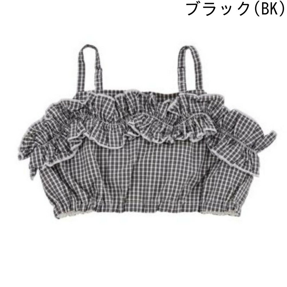 【ocean＆ground/オーシャンアンドグラウンド/子供服/ベビー/キッズ/ジュニア】 チェックフリルキャミソール 2